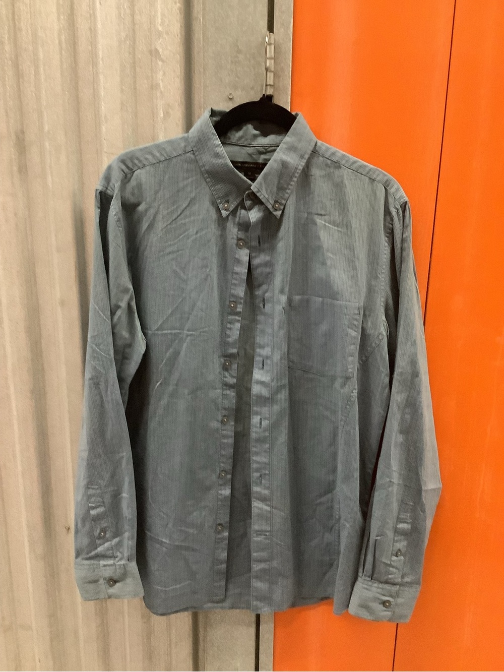 John Varvatos Slate Blue Button-Down Shirt